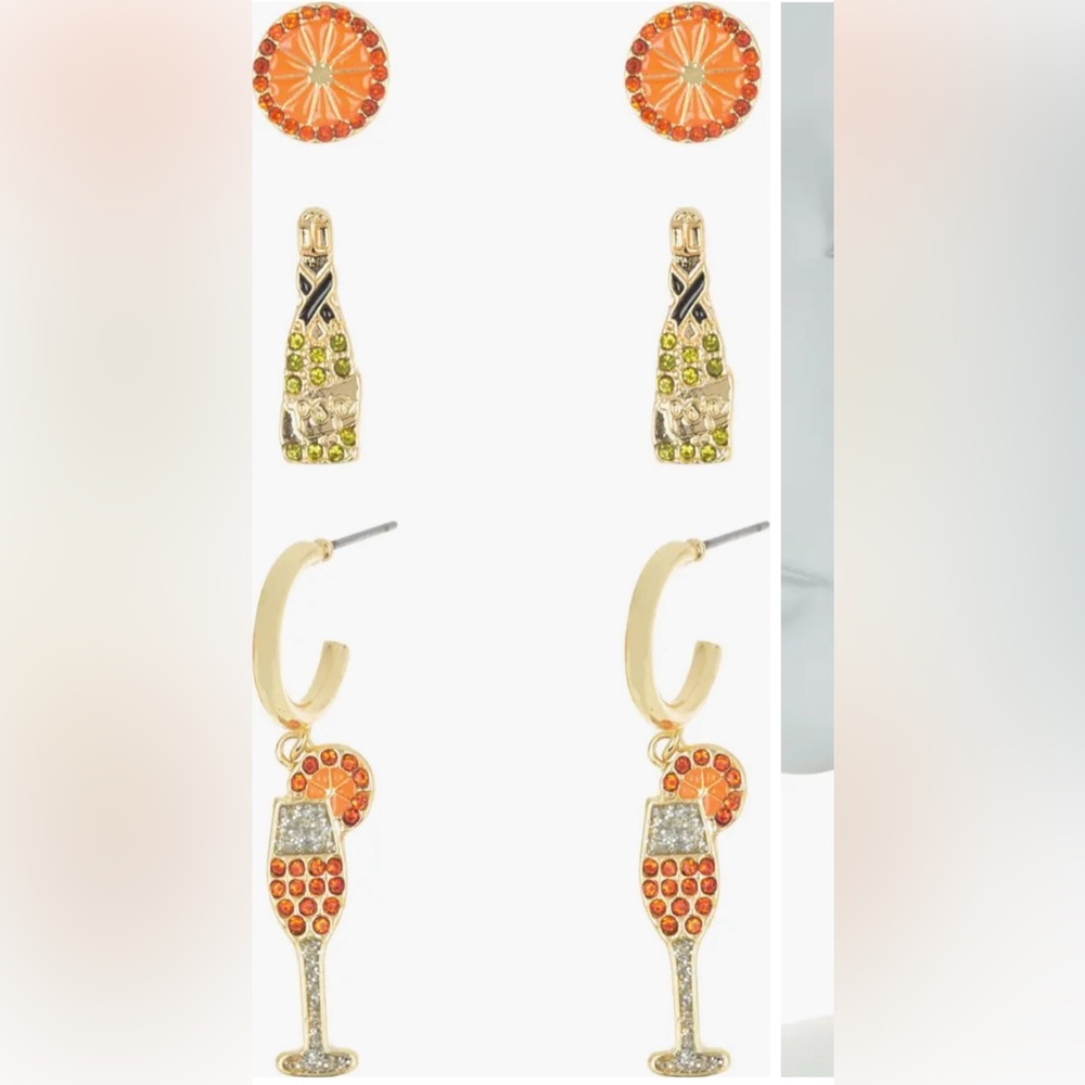 Baublebar, mimosa earrings, trio set New sold out in stores